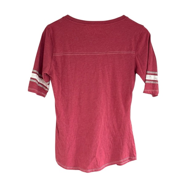 Russell University of Arkansas Womens Jersey Tee Size Medium Hogs Razorbacks - Picture 4 of 7